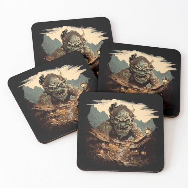 Item preview, Attack of the mountain troll designed and sold by SidTastic .