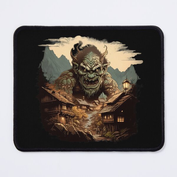 Item preview, Attack of the mountain troll designed and sold by SidTastic .