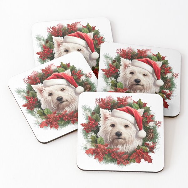 Item preview, West Highland WhiteTerrier Christmas designed and sold by Arthoughts.
