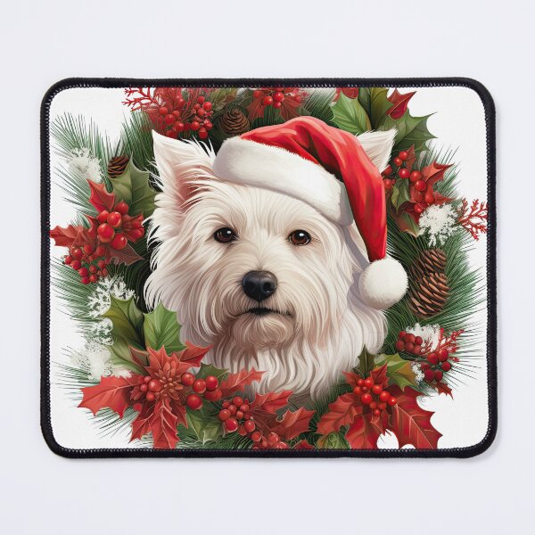 Item preview, West Highland WhiteTerrier Christmas designed and sold by Arthoughts.