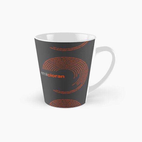 Item preview, Emil Cioran famous quotes poster [orangered] designed and sold by CMYKStudio.
