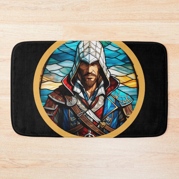 Item preview, Assassin's Creed Edward Kenway Portrait Stained Glass designed and sold by FanArtisan.