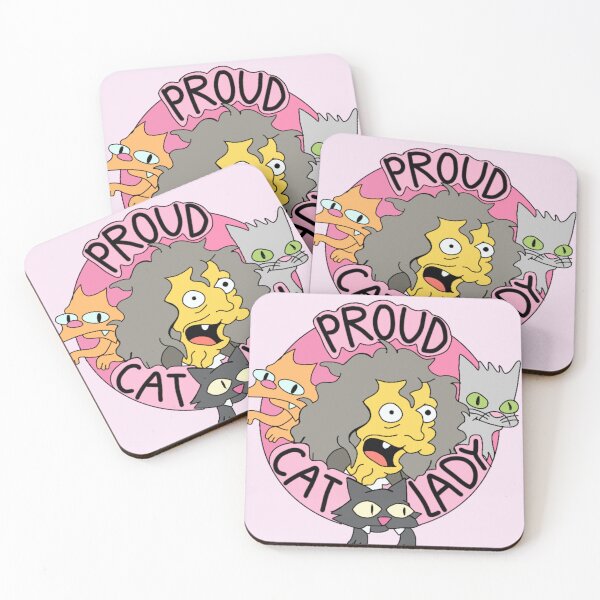 Item preview, Proud Cat Lady Cartoon designed and sold by Gabrielle Lawrence.