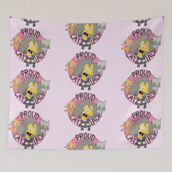 Item preview, Proud Cat Lady Cartoon designed and sold by Gabrielle Lawrence.