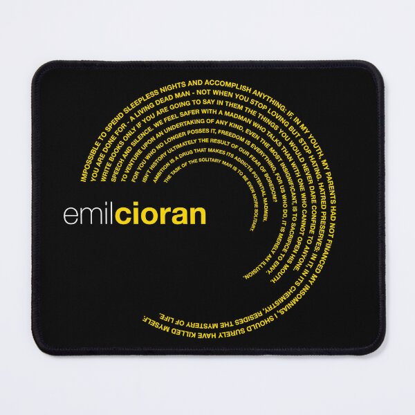 Item preview, Emil Cioran famous quotes poster [gold] designed and sold by CMYKStudio.