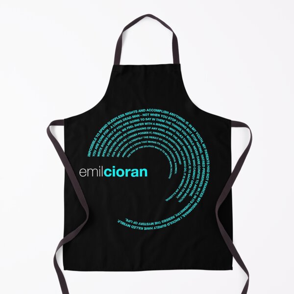 Item preview, Emil Cioran famous quotes poster [aqua] designed and sold by CMYKStudio.