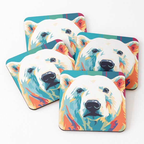 Item preview, Winter Polar Bear Pop Art designed and sold by TheWildFlix.