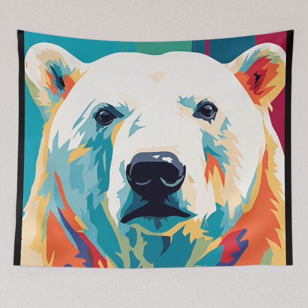 Item preview, Winter Polar Bear Pop Art designed and sold by TheWildFlix.