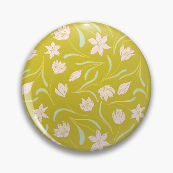 Item preview, Snow (Early) Crocus Ditsy Delight in pastel spring color palette, sweet and feminine designed and sold by Jean-Pham.