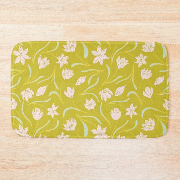 Item preview, Snow (Early) Crocus Ditsy Delight in pastel spring color palette, sweet and feminine designed and sold by Jean-Pham.