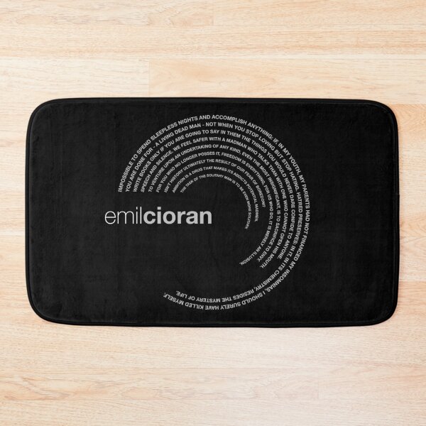 Item preview, Emil Cioran famous quotes poster [silver] designed and sold by CMYKStudio.