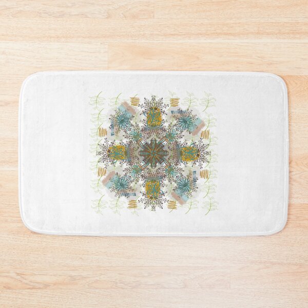 Item preview, Blue and Yellow Mandala Pattern designed and sold by ara-designs.