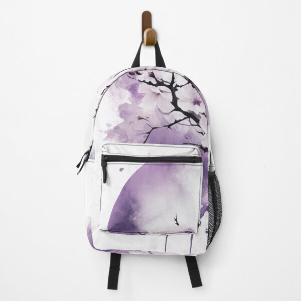 Item preview, Japandi cherry blossom in digital lavender color designed and sold by filigreedigital.