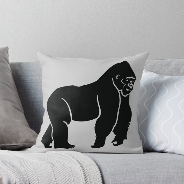 Artikelvorschau, Gorilla-Silhouette entworfen und verkauft von shabzdesigns.
