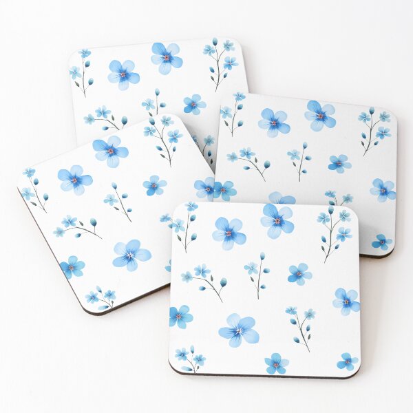 Item preview, Little Blue Flower Stickers Bundle. designed and sold by HitoVision.