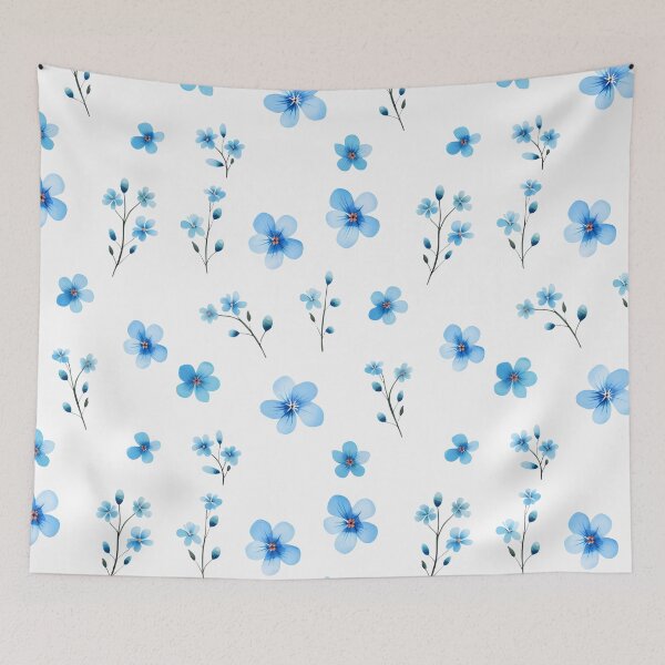 Item preview, Little Blue Flower Stickers Bundle. designed and sold by HitoVision.