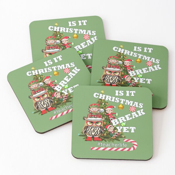 Item preview, Is It Christmas Break Yet Funny School Students & Teacher designed and sold by Cute & Sassy Custom Gifting Boutiques.