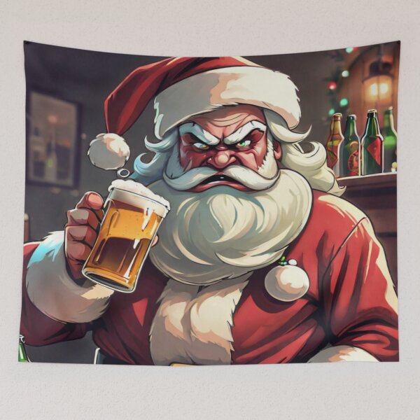 Item preview, Santa Drinking A Beer designed and sold by KoliBabb.