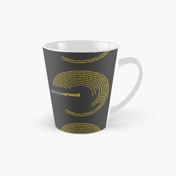 Item preview, George Orwell famous quotes poster [gold] designed and sold by CMYKStudio.