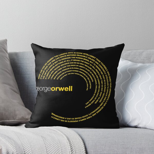 Item preview, George Orwell famous quotes poster [gold] designed and sold by CMYKStudio.