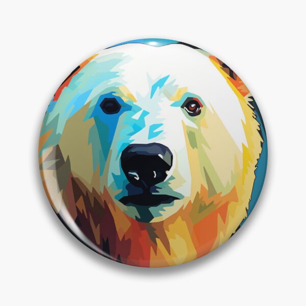 Item preview, Artic Polar Bear Wall Pop Art designed and sold by TheWildFlix.