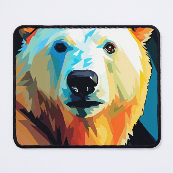 Item preview, Artic Polar Bear Wall Pop Art designed and sold by TheWildFlix.