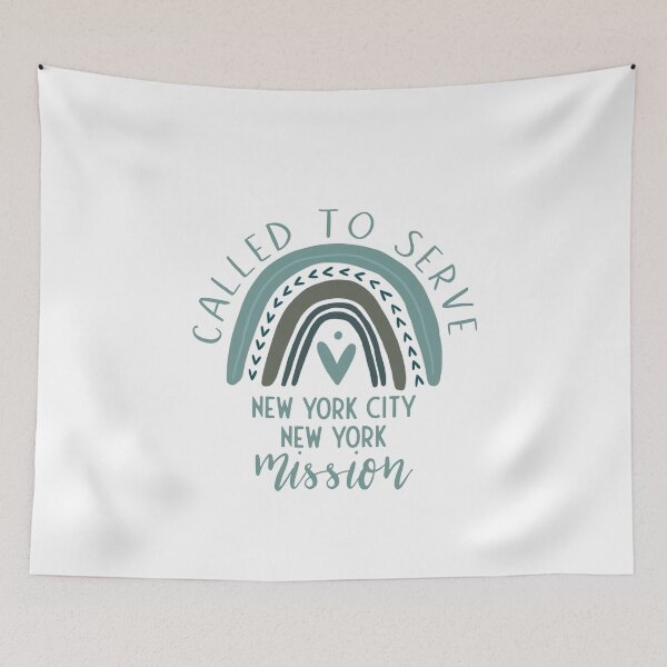 Item preview, Called to Serve - New York City New York - Boho Rainbow Missionary Gift designed and sold by brizodesign.