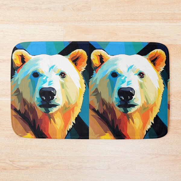 Item preview, Artic Polar Bear Wall Pop Art designed and sold by TheWildFlix.