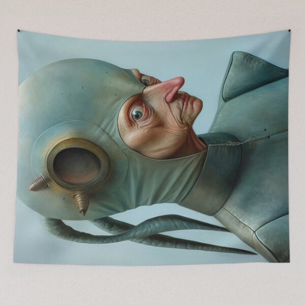 Item preview, Portrait of An Alien Leader - Extraterrestrial Visotors designed and sold by AlanPhotoArt.