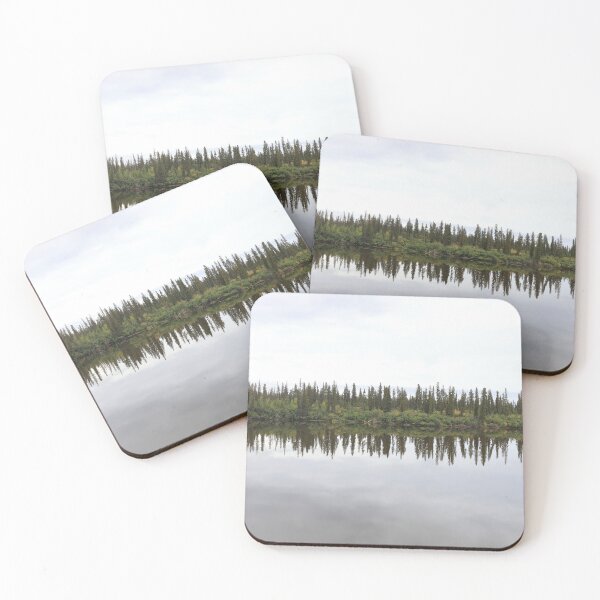 Item preview, Northern lake reflection designed and sold by zumi.