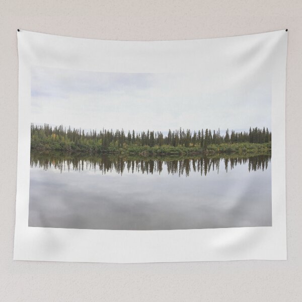 Item preview, Northern lake reflection designed and sold by zumi.