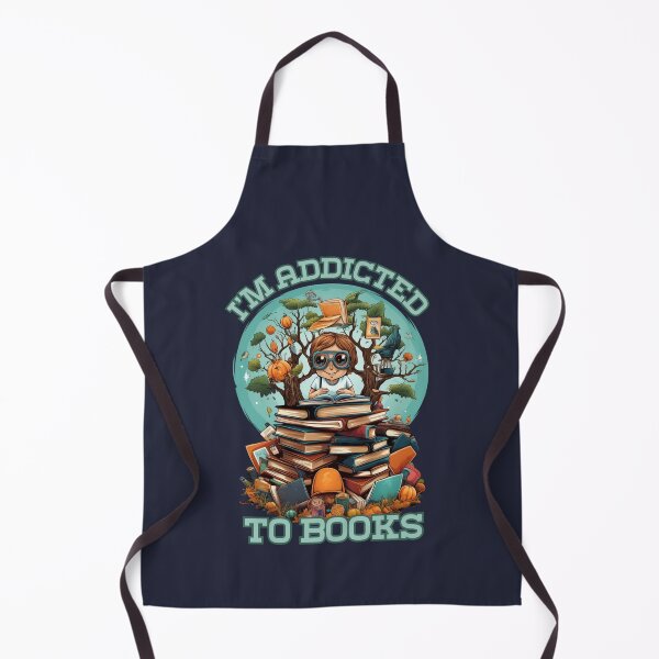 Item preview, I'm addicted to books funny art design designed and sold by OnionsFamily.