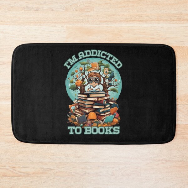 Item preview, I'm addicted to books funny art design designed and sold by OnionsFamily.