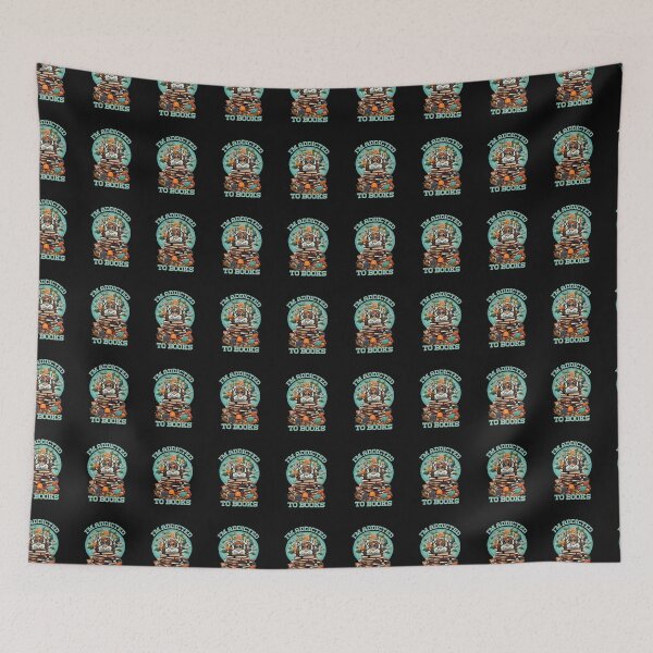 Item preview, I'm addicted to books funny art design designed and sold by OnionsFamily.