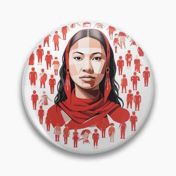 Item preview, MMIW Indigenous Woman designed and sold by Remek-Design.