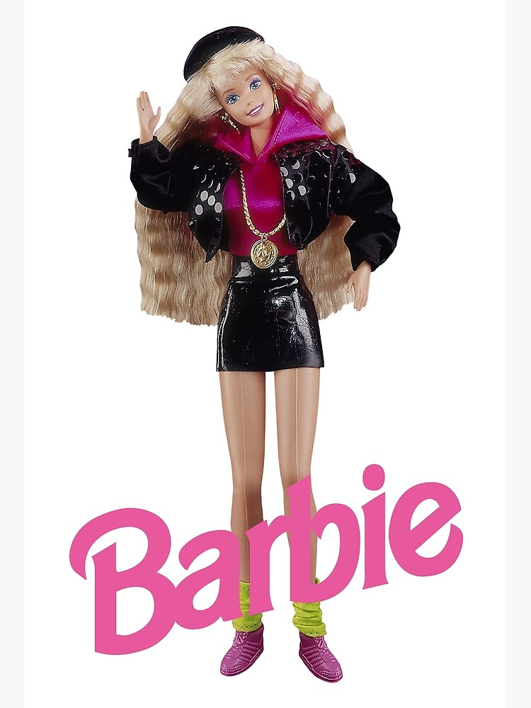 Rappin' Rockin' Barbie Canvas Print for Sale by Marco Bottiglieri |  Redbubble