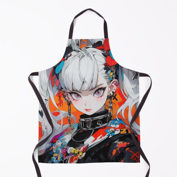 Aperçu de l'œuvre Adorables nattes et coeurs Anime Girl créée et vendue par bubblegoth.