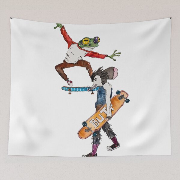 Item preview, Possum and Frog Go Skating  designed and sold by ButtSkull87.