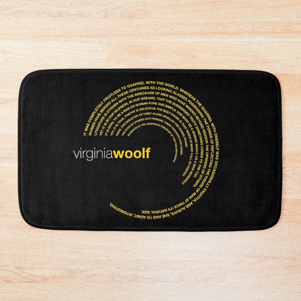 Item preview, Virginia Woolf famous quotes poster [gold] designed and sold by CMYKStudio.