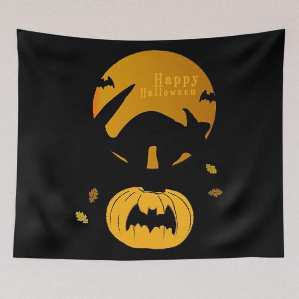 Item preview, Black Cat and Halloween #3 designed and sold by Zhalmalina.
