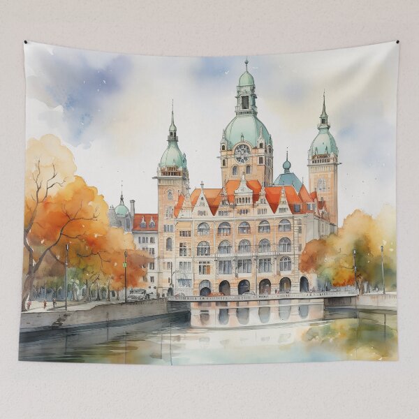 Item preview, Hannover Castle: Aquarelle Majesty designed and sold by KatVik-Design.