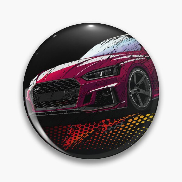 Item preview, Purple Audi RS5 Hexagonal Scratched Design - ViTeeDesign designed and sold by ViTee Design.