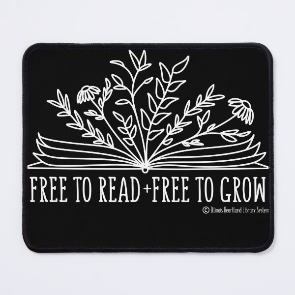 Item preview, Free to Read, Free to Grow (simple) designed and sold by Illinois Heartland Library System.