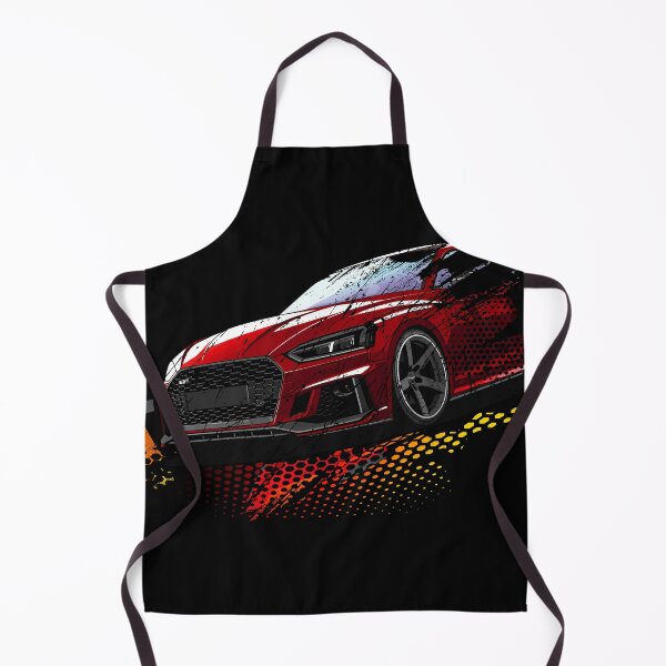 Item preview, RED RS5 Audi Hexagonal Scratched Design - ViTeeDesign designed and sold by ViTee Design.