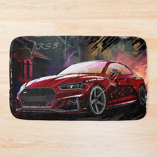 Item preview, RED RS5 Audi Hexagonal Scratched Design - ViTeeDesign designed and sold by ViTee Design.