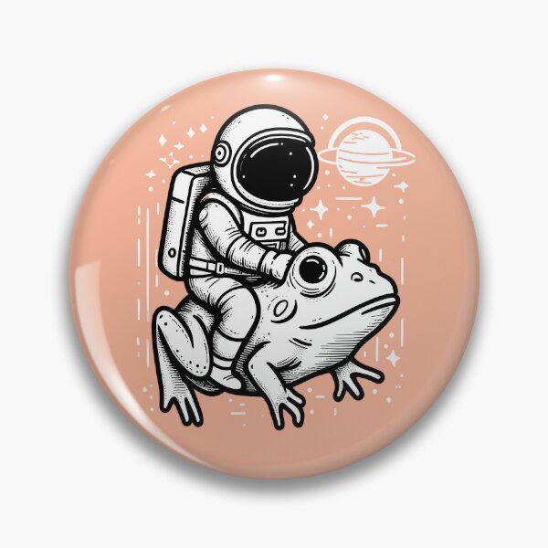 Item preview, Astronaut on Frog designed and sold by WMartcraft.
