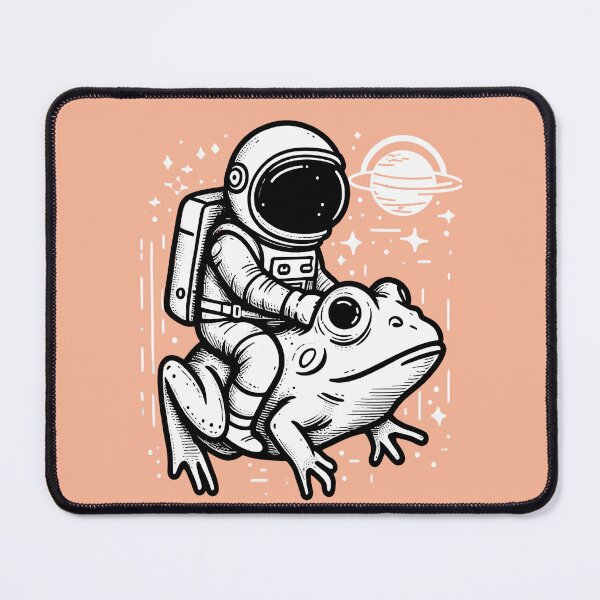 Item preview, Astronaut on Frog designed and sold by WMartcraft.