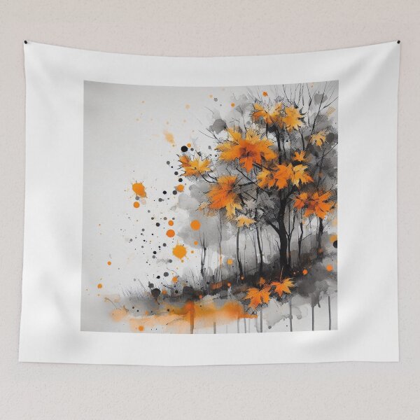 Item preview, Autumn's Monochrome Palette: Leaves and Colors designed and sold by ReplyGirl.