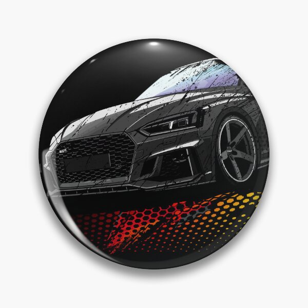 Item preview, Graphite RS5 Audi Hexagonal Scratched Design - ViTeeDesign designed and sold by ViTee Design.