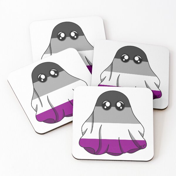 Item preview, Asexual LGBTQ+ Pride Halloween Ghost designed and sold by SentABear.